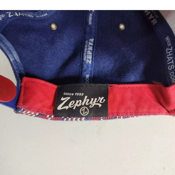 Zephyr Colorado Flag Patch Patterned Wool Baseball Snapback Cap - Picture 9 of 10